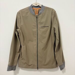 Lululemon | Swipe Right Jacket | Sz M | Soft Earth / Heathered Medium Grey | EUC